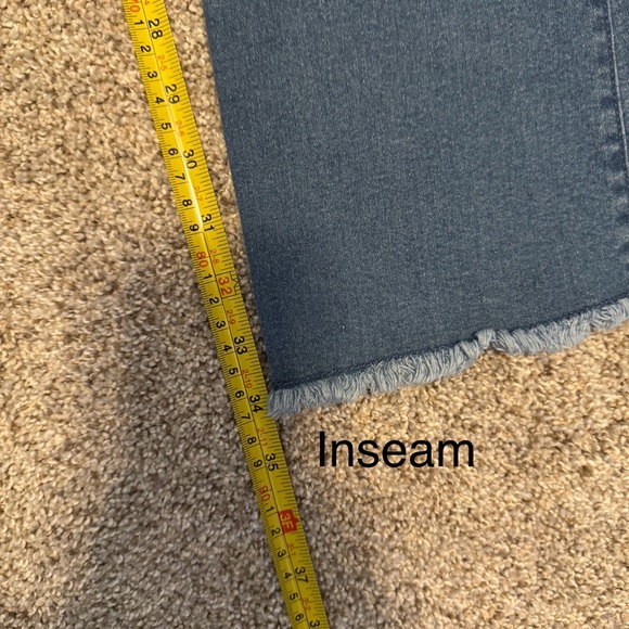 Juniors High Waisted, Stretch, Flared Jeans Sm M - Picture 7 of 7